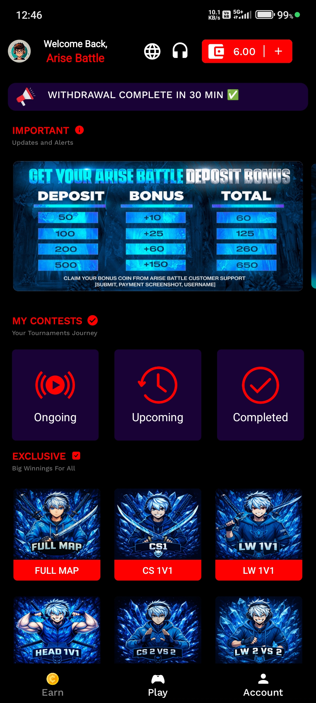 ALL-IN-ONE GAMING TOURNAMENT PLATFORM FOR ESPORTS 