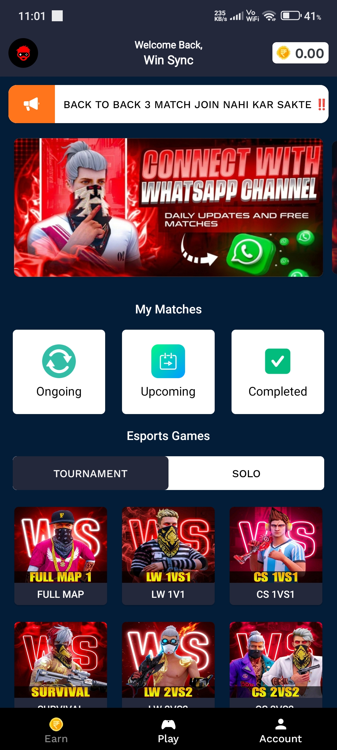 FREE FIRE / BGMI + Esports Website Application